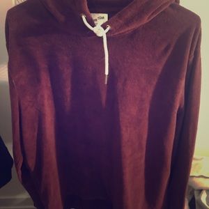 Frank And Oak Velvet Hoodie